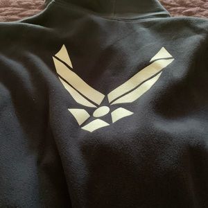 Air Force zipper hoodie